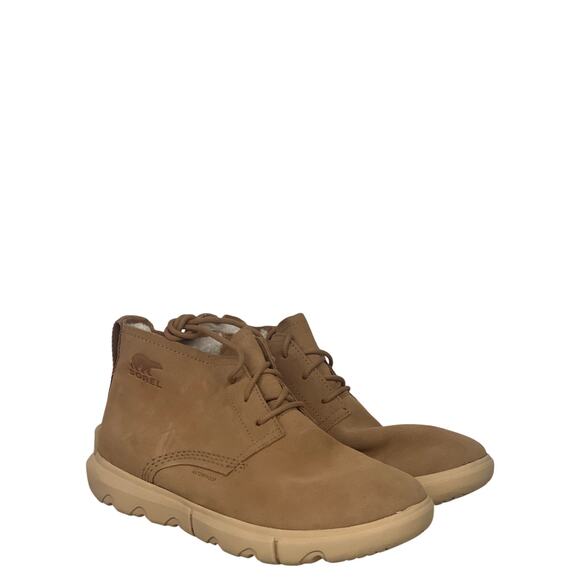 Sorel Men's Sz 8 Explorer Drift WP 'Tawny Buff / Ceramic' NM4807-253 suede boot - Picture 1 of 8